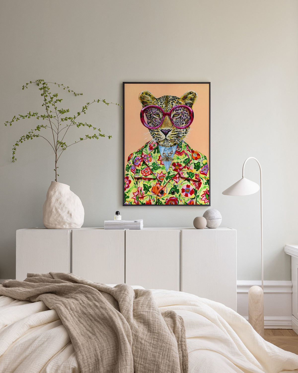 Heather Perry - Artsy Leopard Canvas print