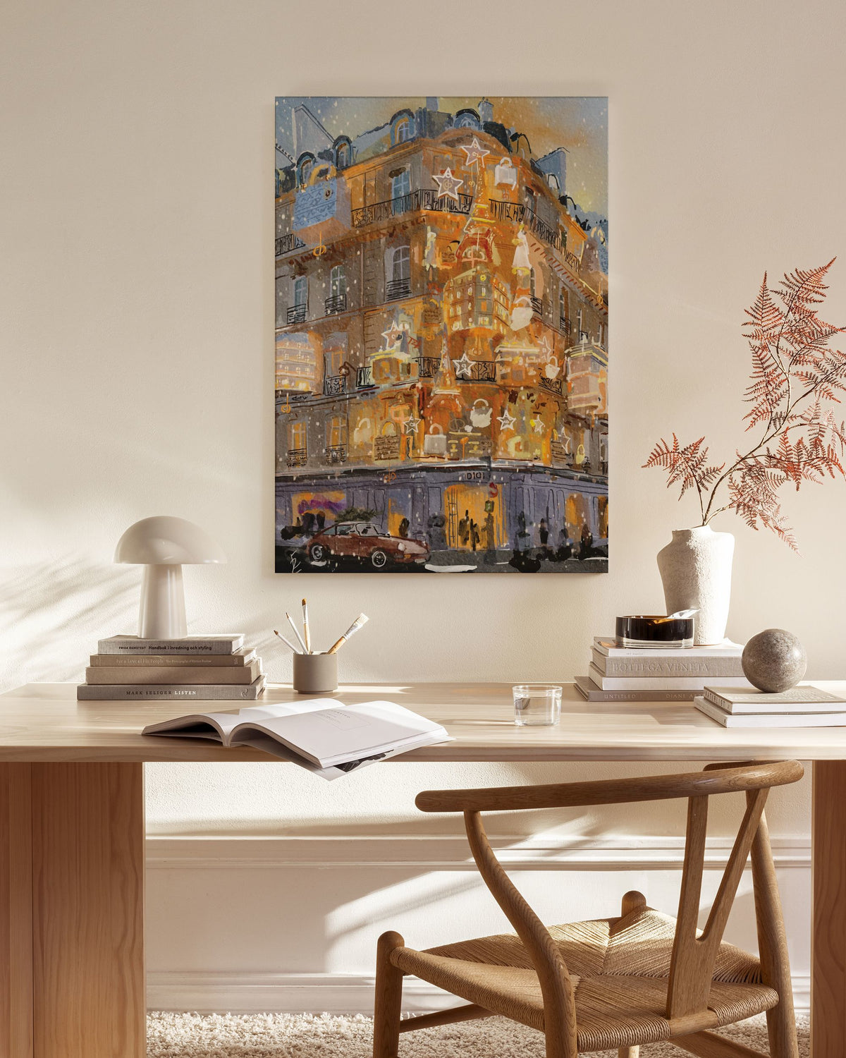 Ekaterina Zagorska - Dior Christmas Canvas print