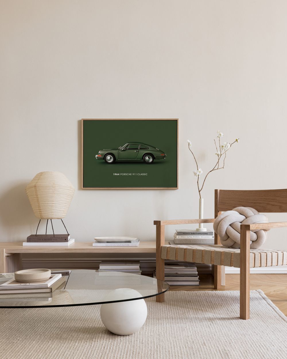 911 Turbo Green Canvas print