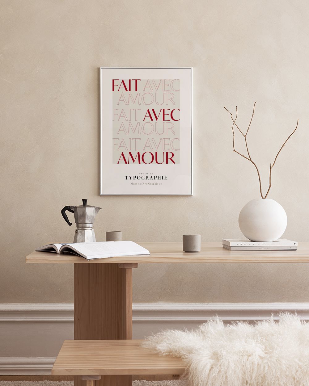 Fait Avec Amour Print