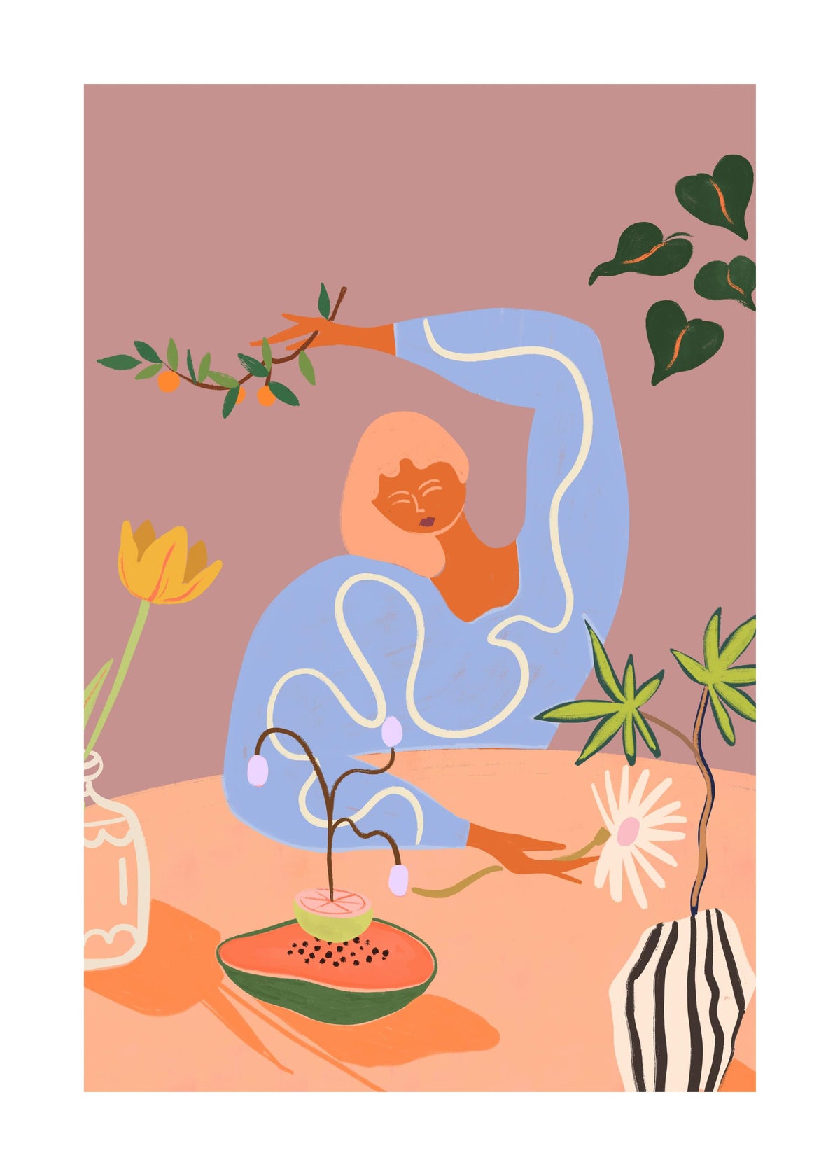 Arty Guava - Lay Hoon - Gardening Print