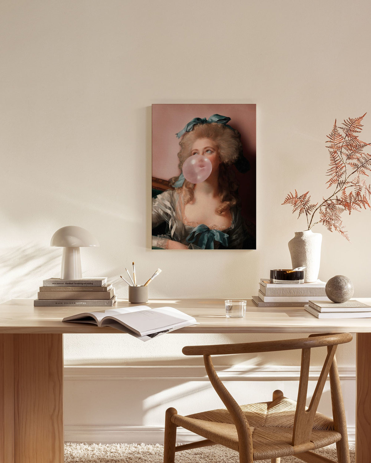Jonas Loose - Bubblegum Princess Canvas print