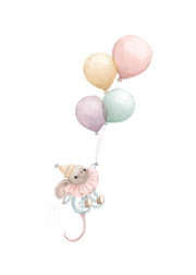 Circus Mouse Print