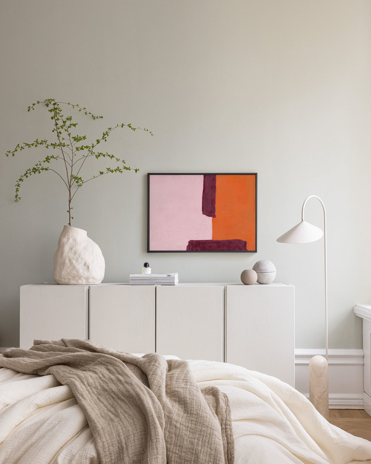 The Space Between Canvas print