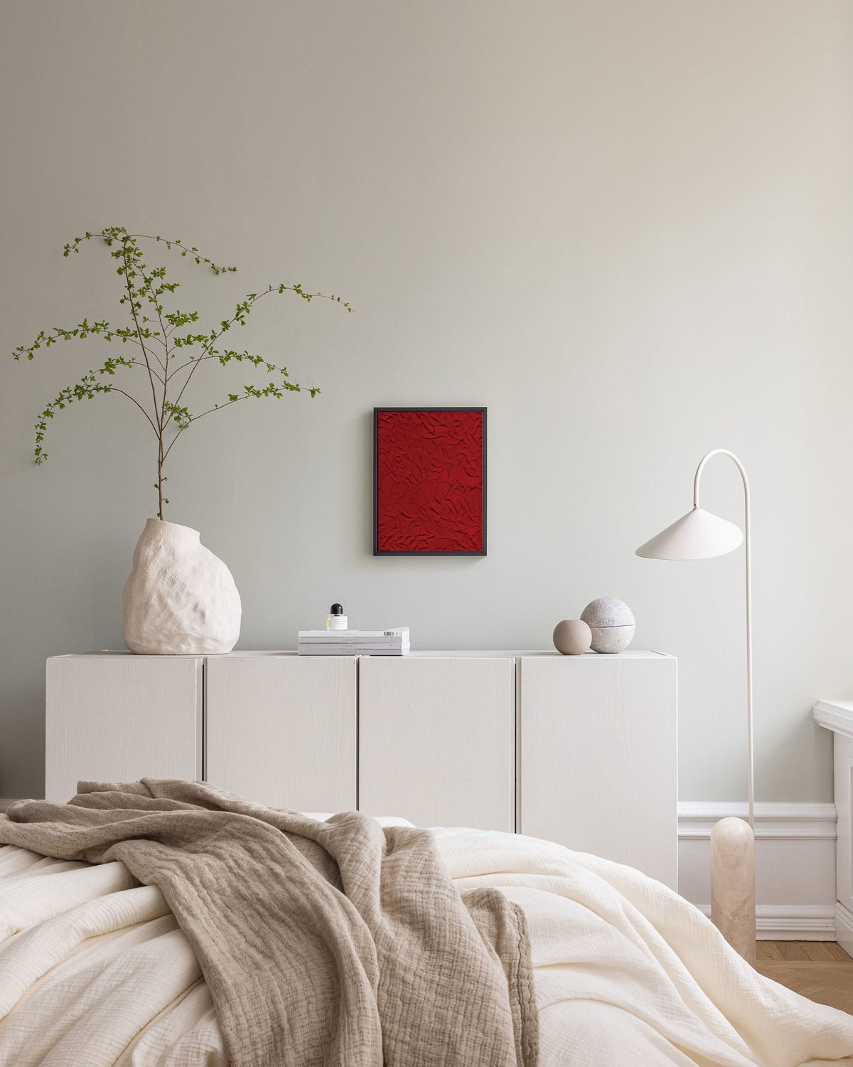 Manifeste Rouge Canvas print