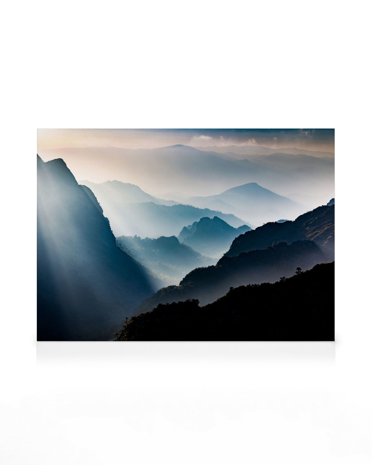 Foggy Mountain View Canvas print