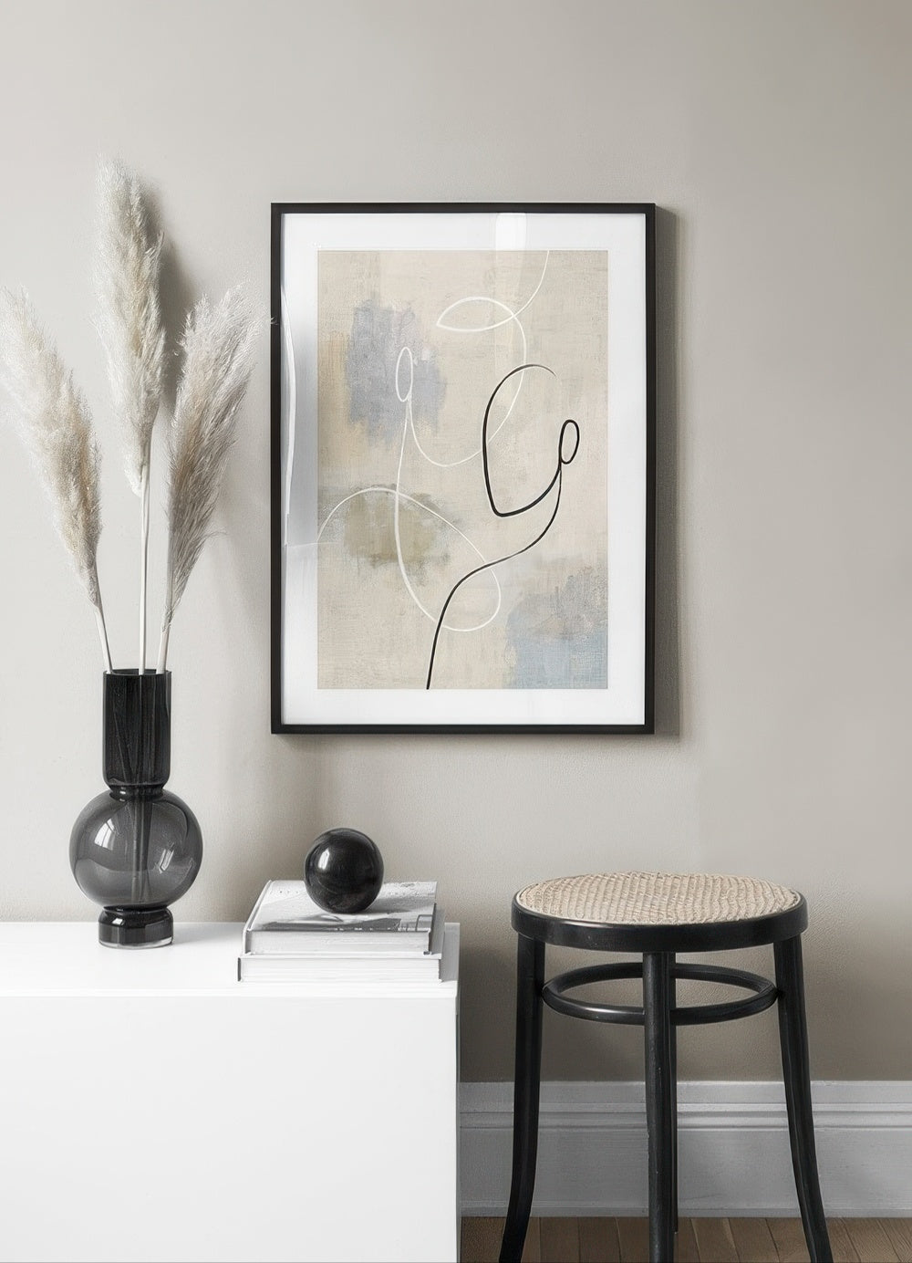 Dual Lines No1 Print