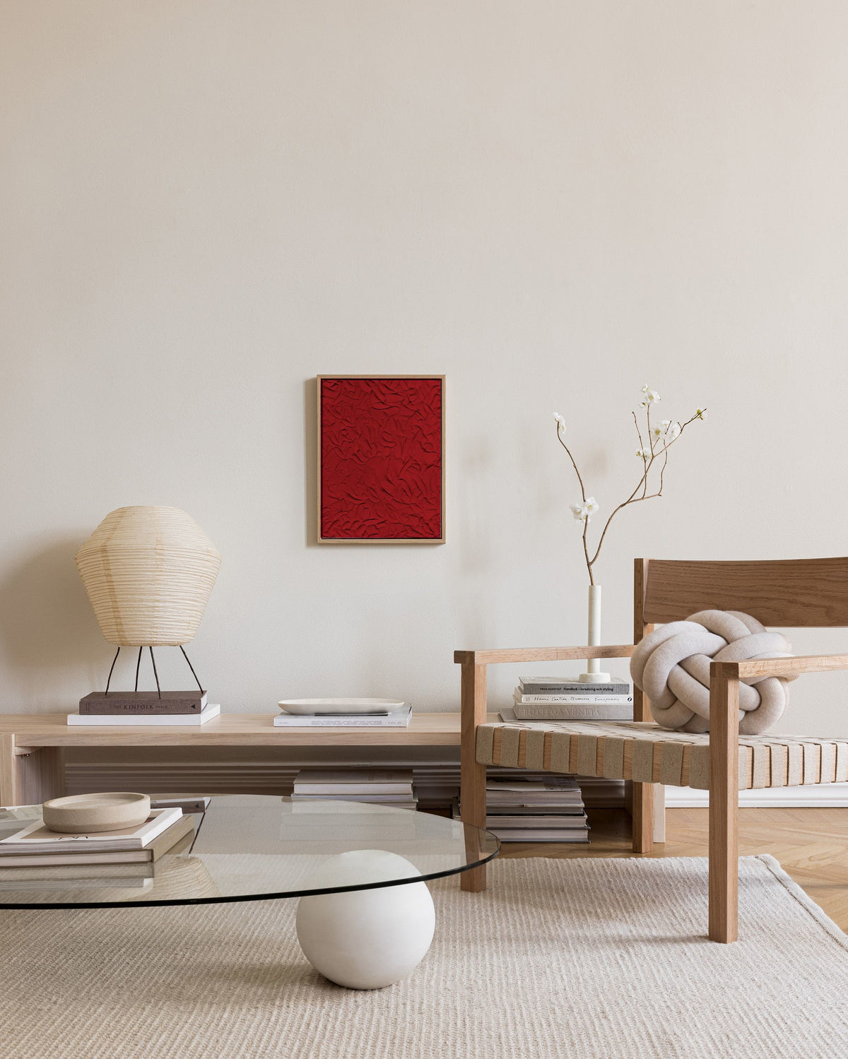 Manifeste Rouge Canvas print