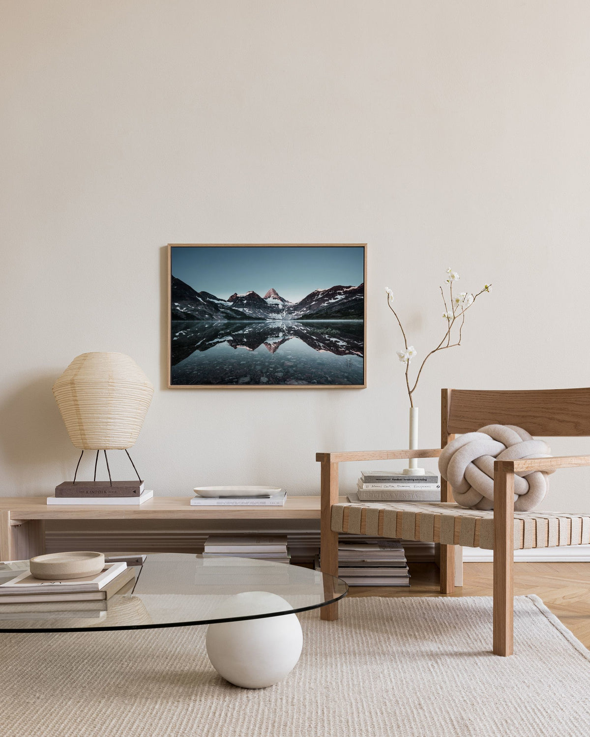 Mountain Reflection, Canvas print