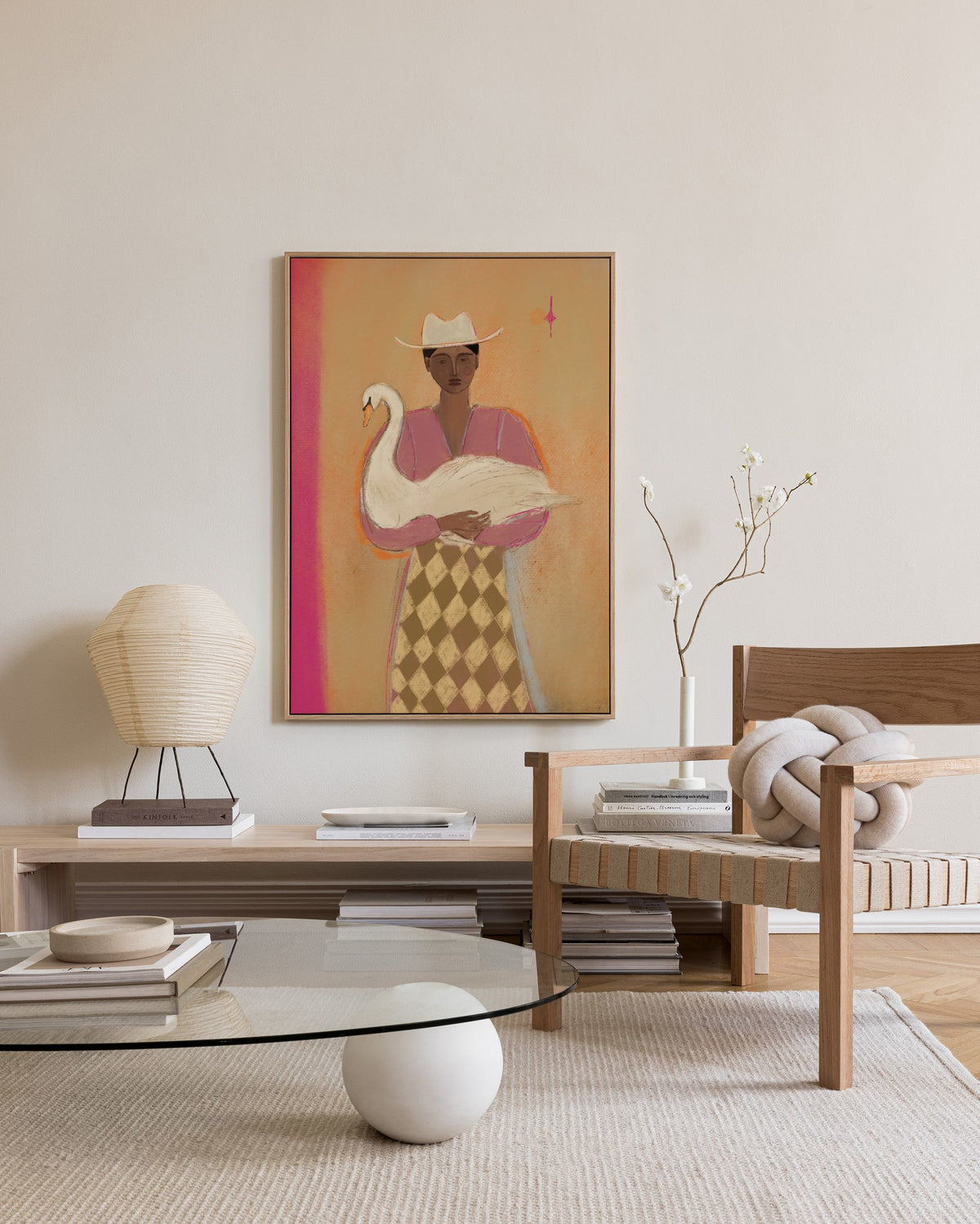 Studio Vreeken - Swan Lady No2 Lærred