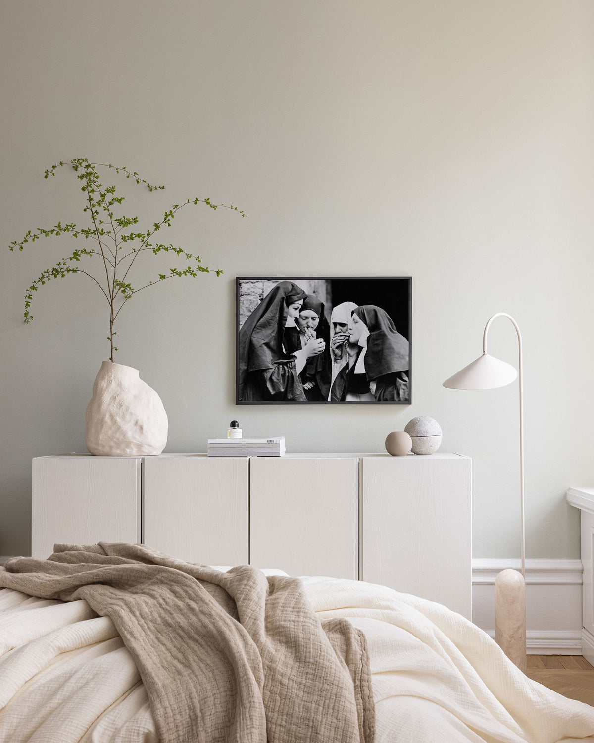 Nuns Smoking Canvas print