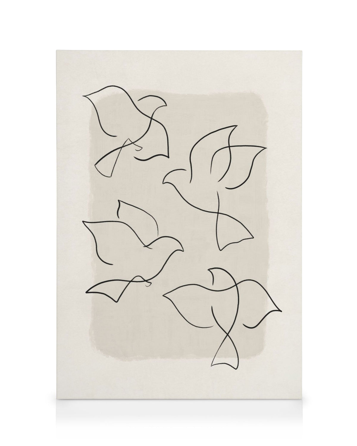 Line Art Birds Canvas print