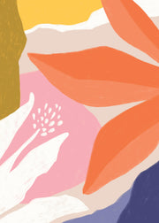 Close Up Florals Print