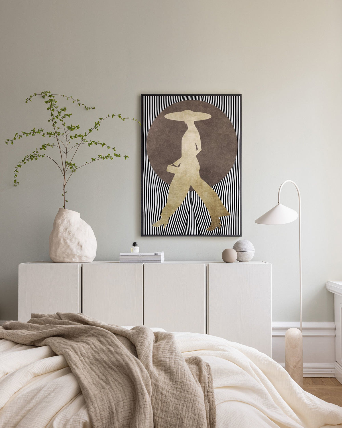 Boris Draschoff  Kubistika - La Madame Noir Canvas print