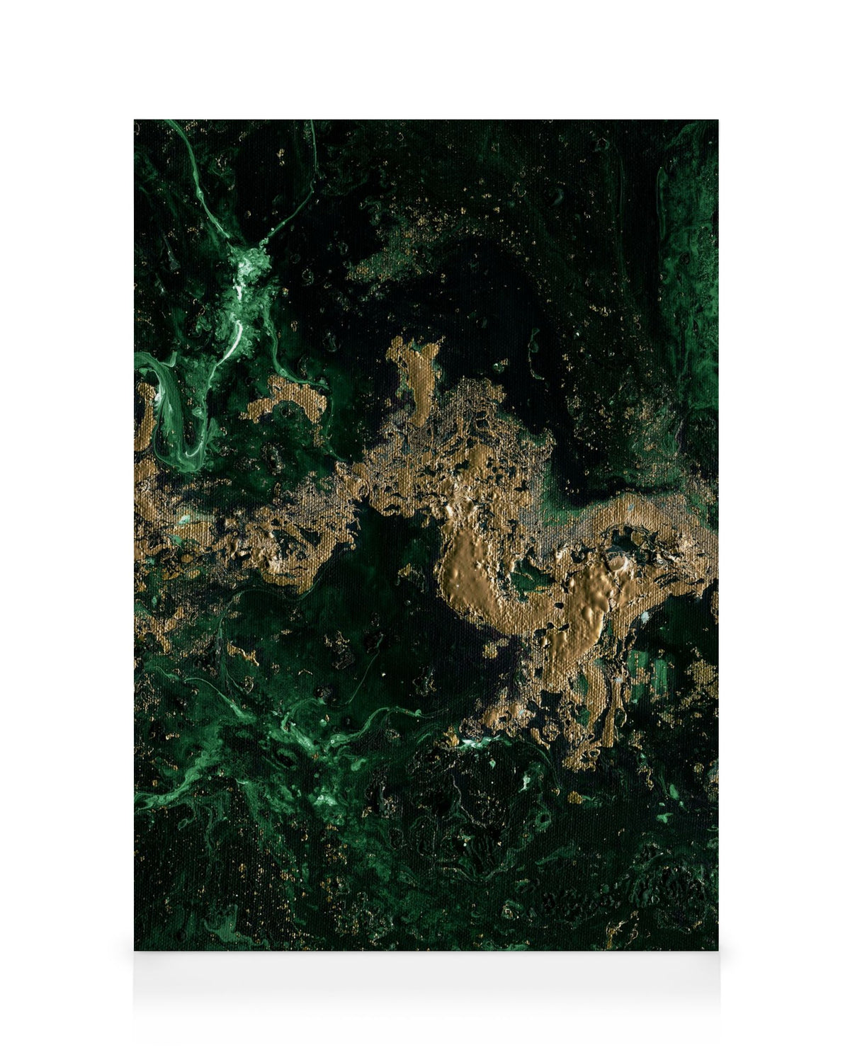 Green Gold Canvas print