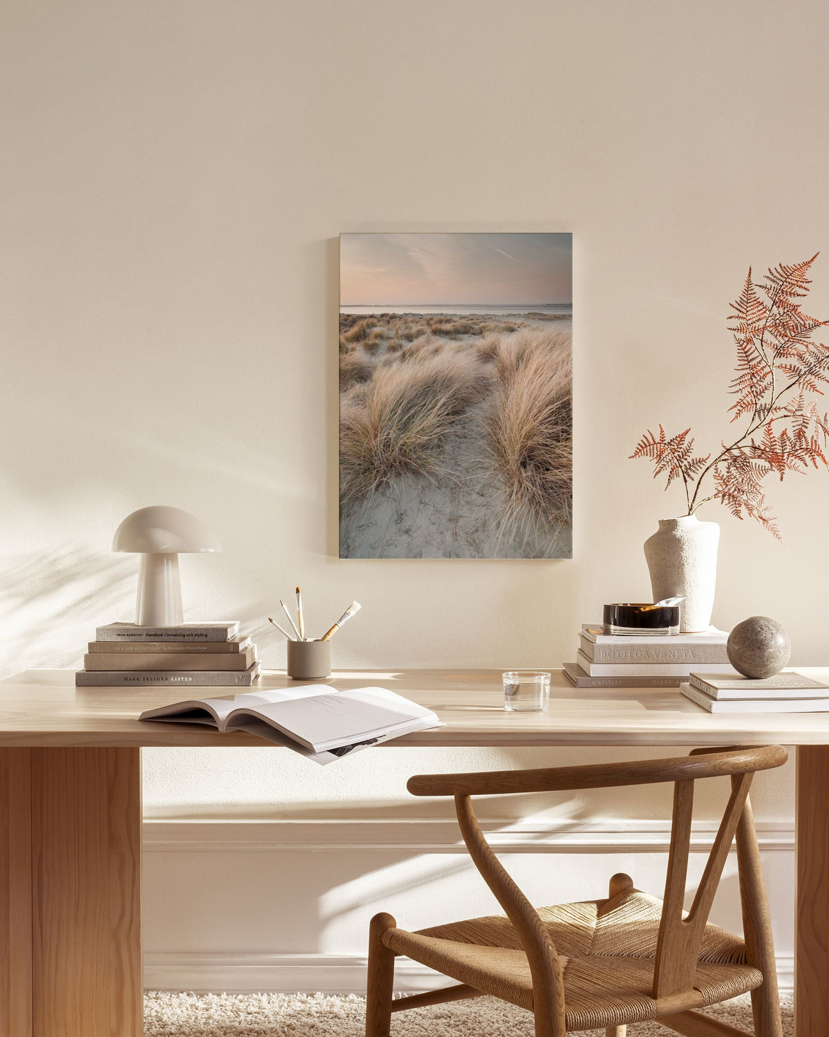 Calm Sand Dunes Canvas print