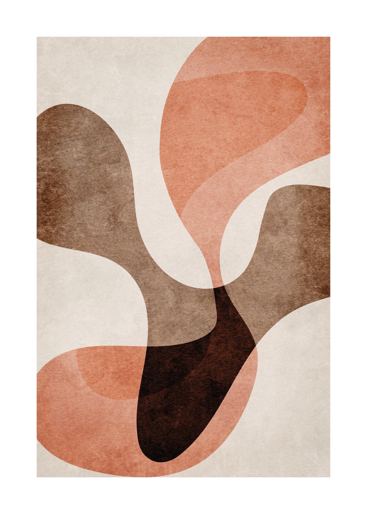 Organic Shapes No1 Print