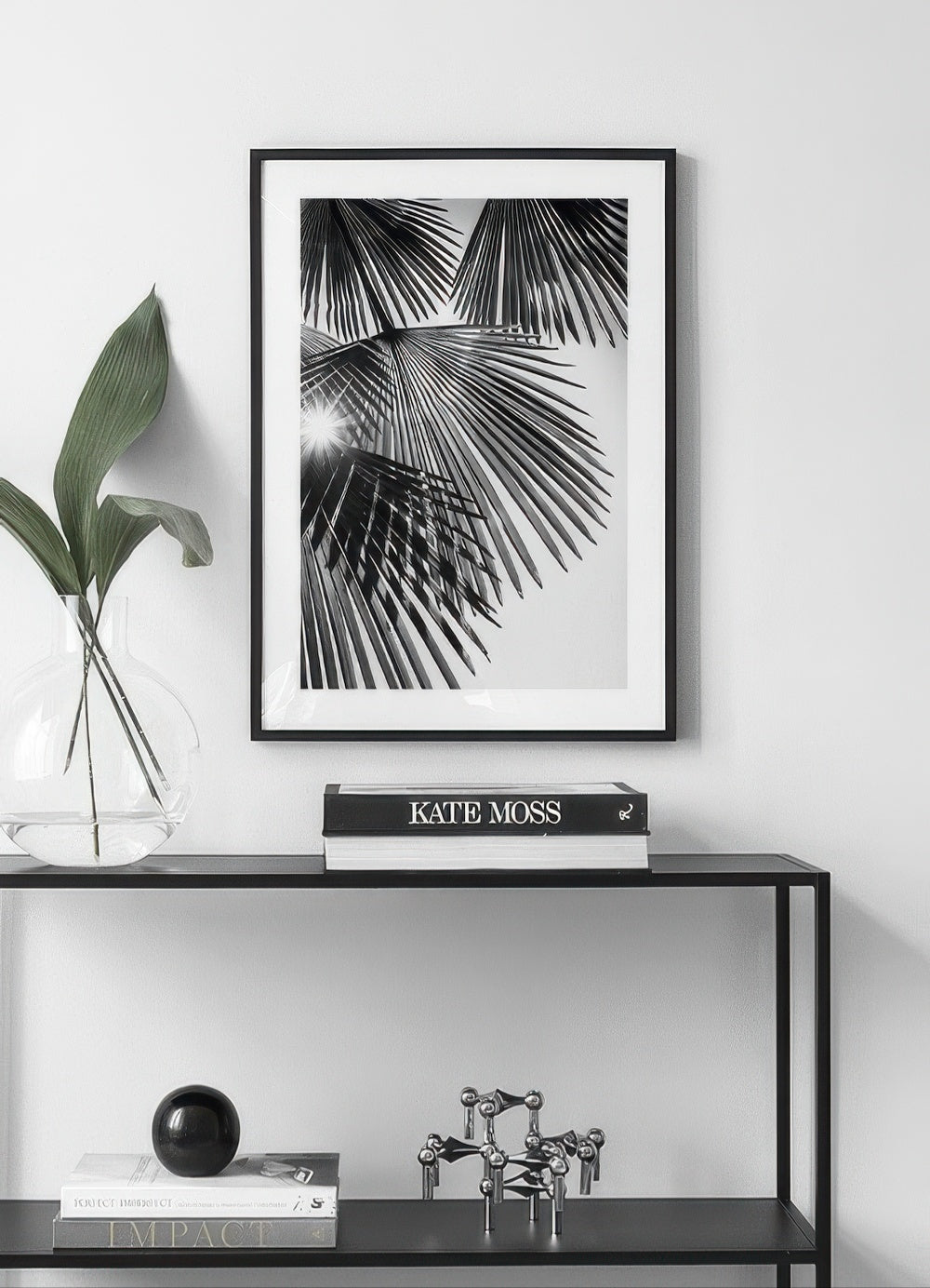 Sunlight Through Palm Leaves Print
