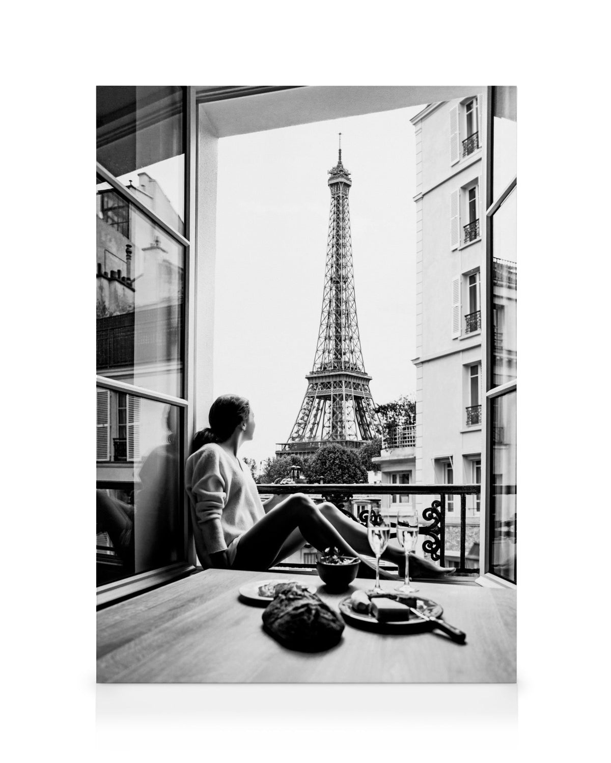 Lunch With a View Canvas print