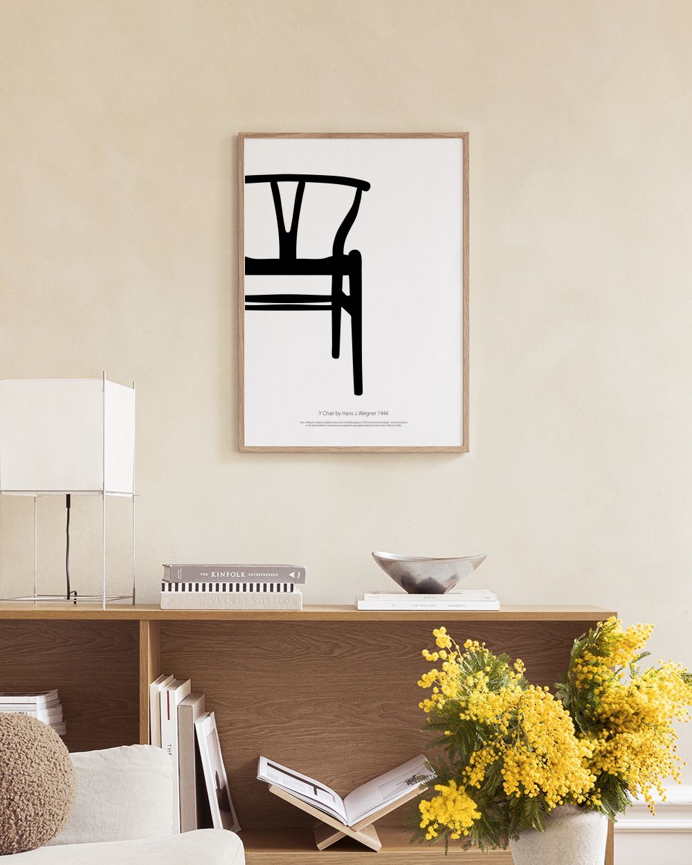 Y Chair Blackandwhite, Prints