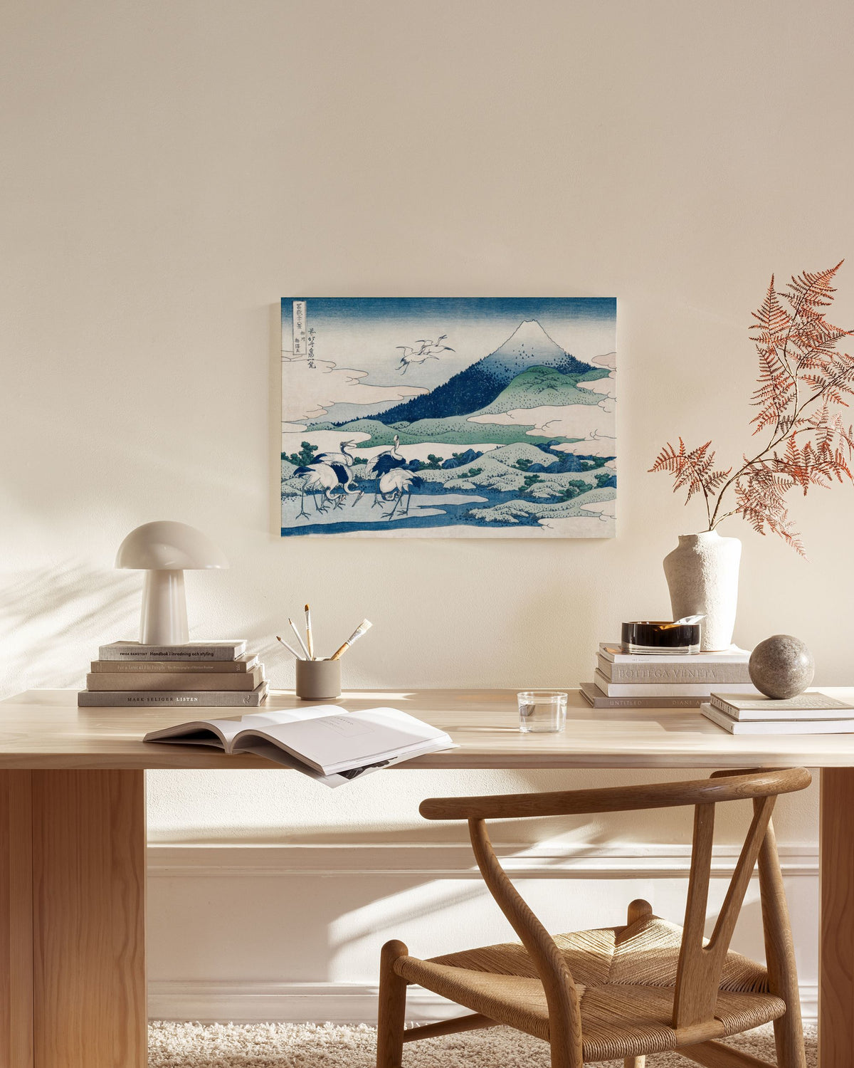 Hokusai - Umezawa Manor in Sagami Province Canvas print