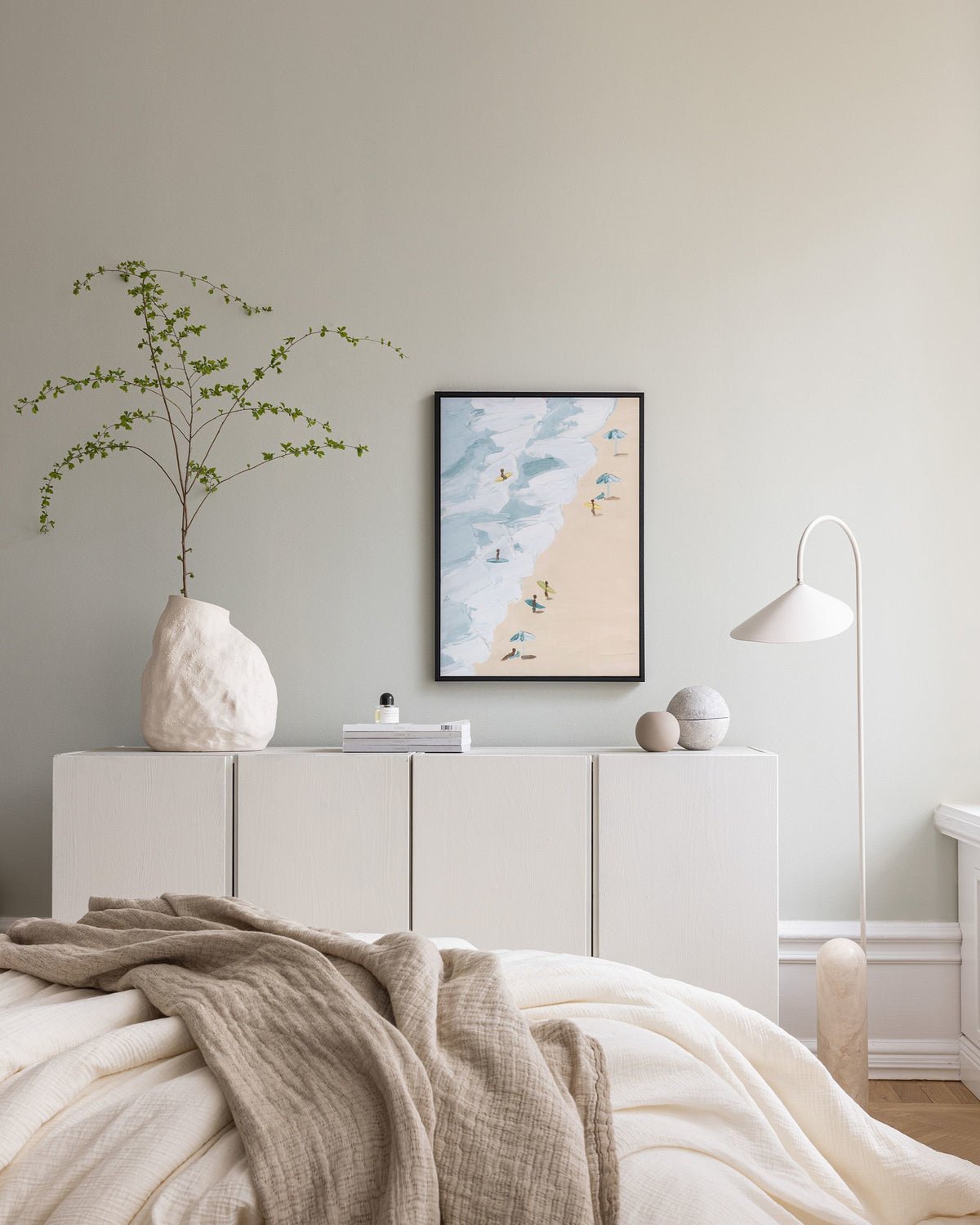 Surfer Beach Canvas