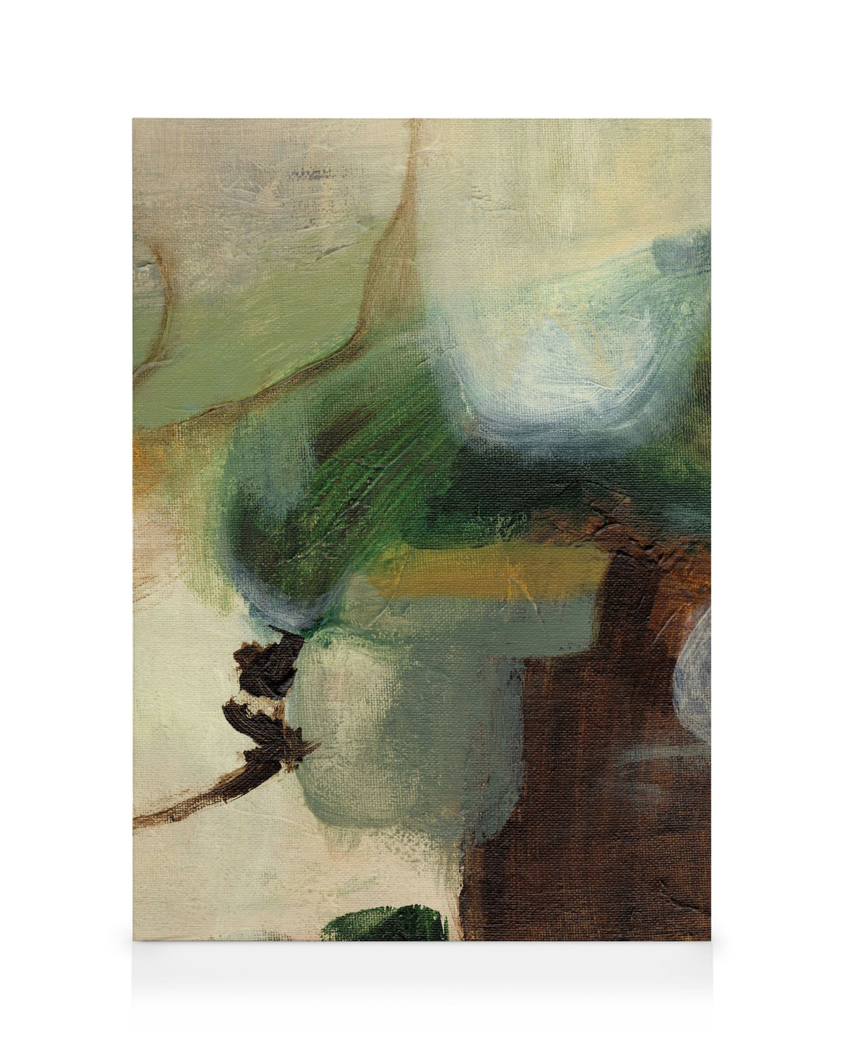 Earthy Layers No1 Canvas print