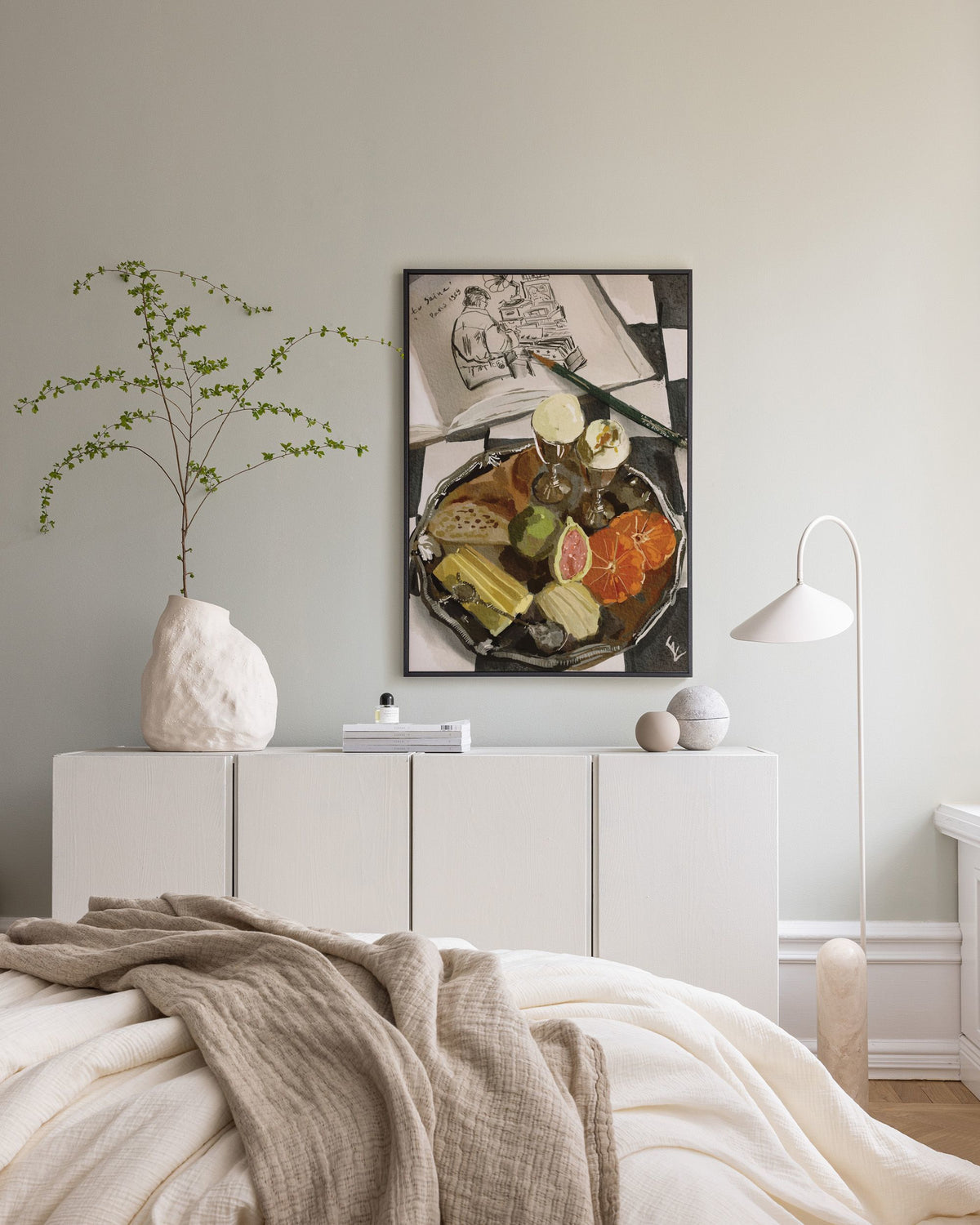 Ekaterina Zagorska - Parisian Breakfast Canvas print