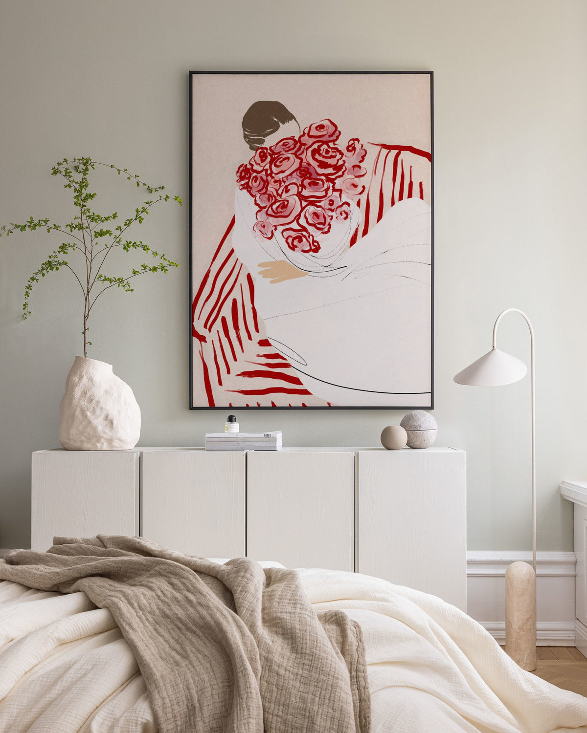 Hug of Roses Canvas