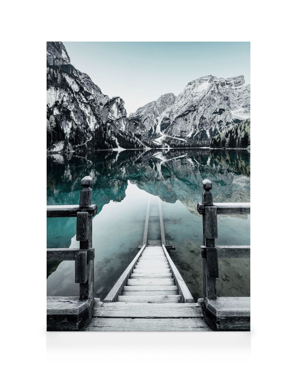 Braies Lake Canvas print