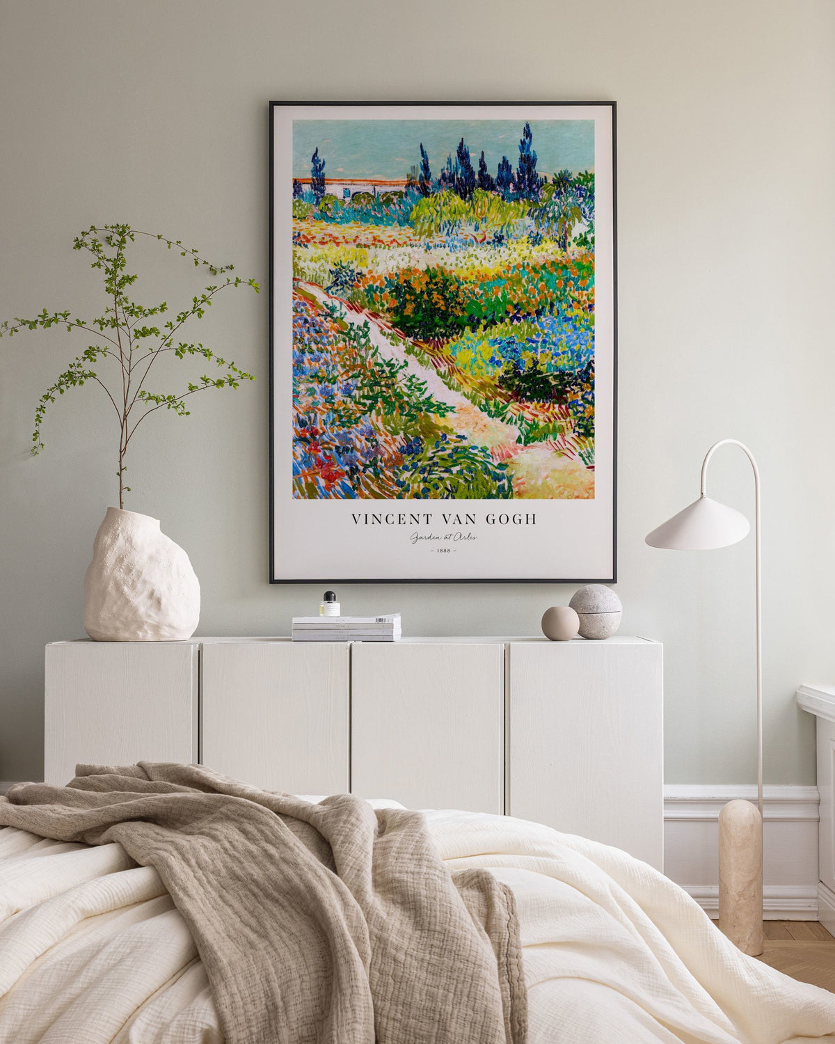 Van Gogh - Garden at Arles Canvas print