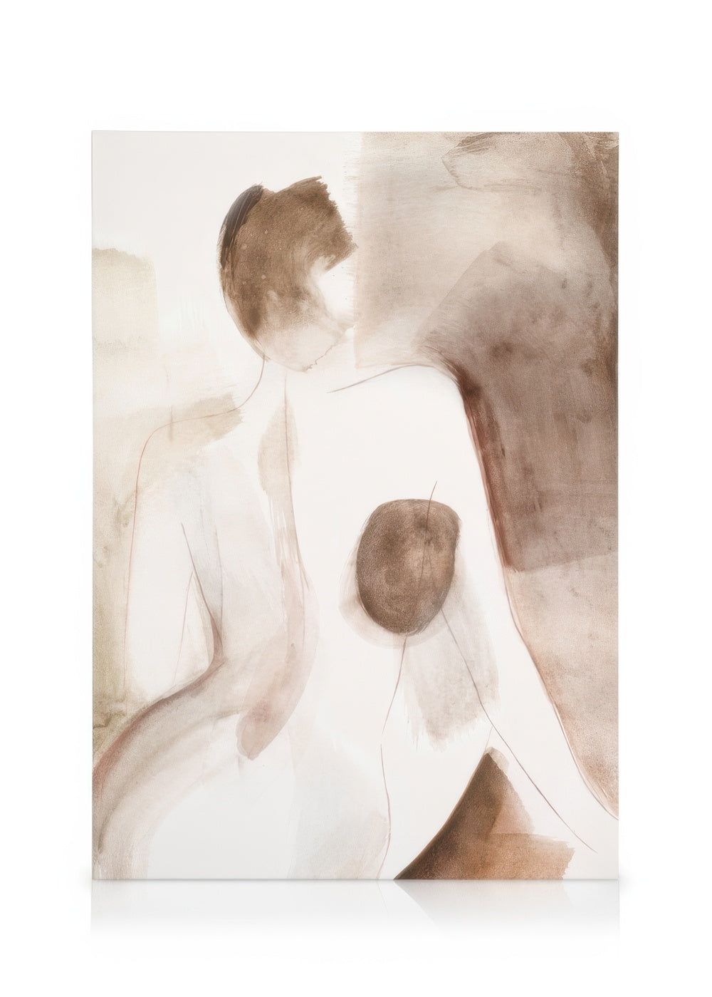 Femme Shapes Watercolor No2 Canvas print