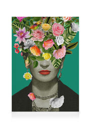 Frida Floral 1 Canvas print