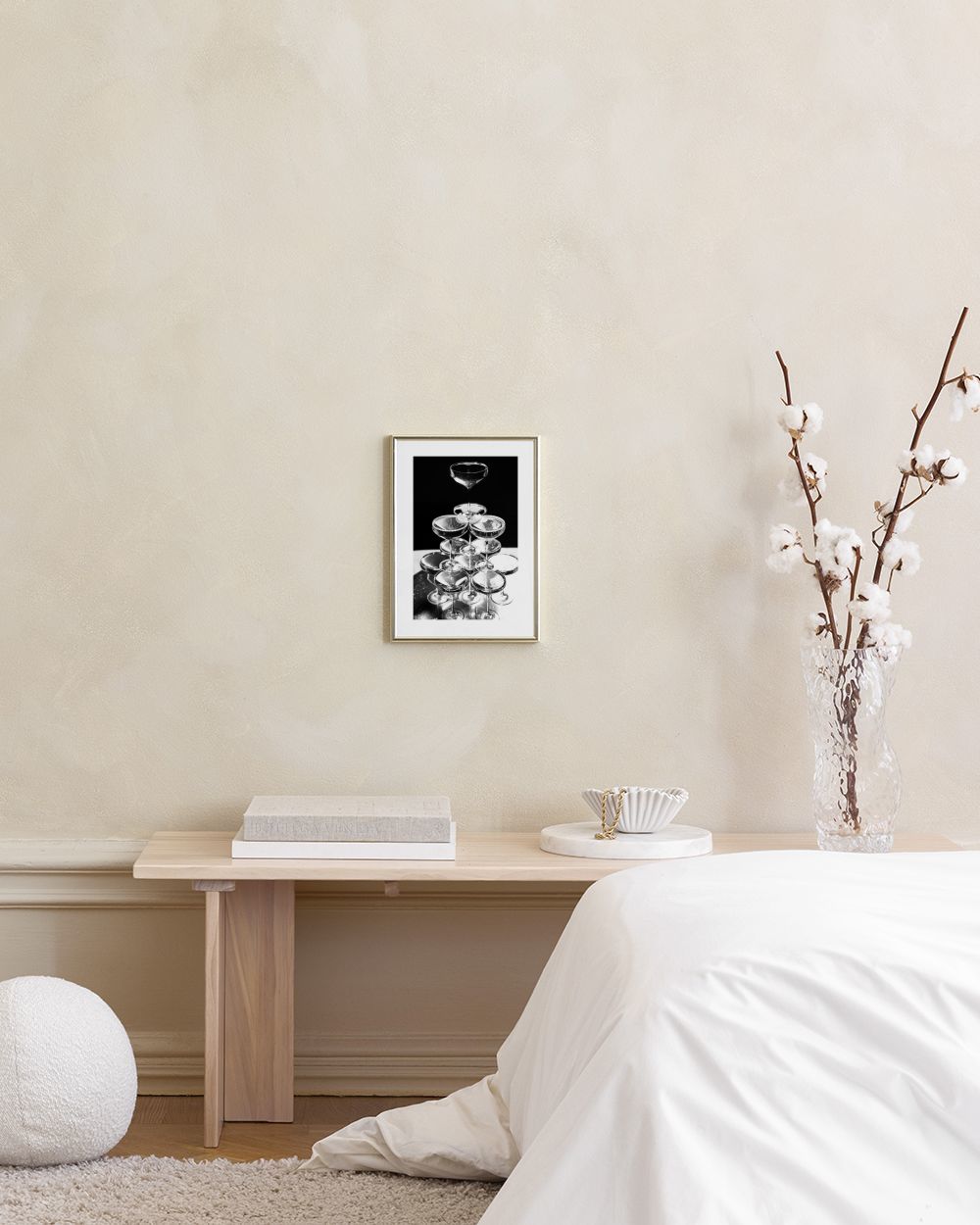 Champagne Tower Print