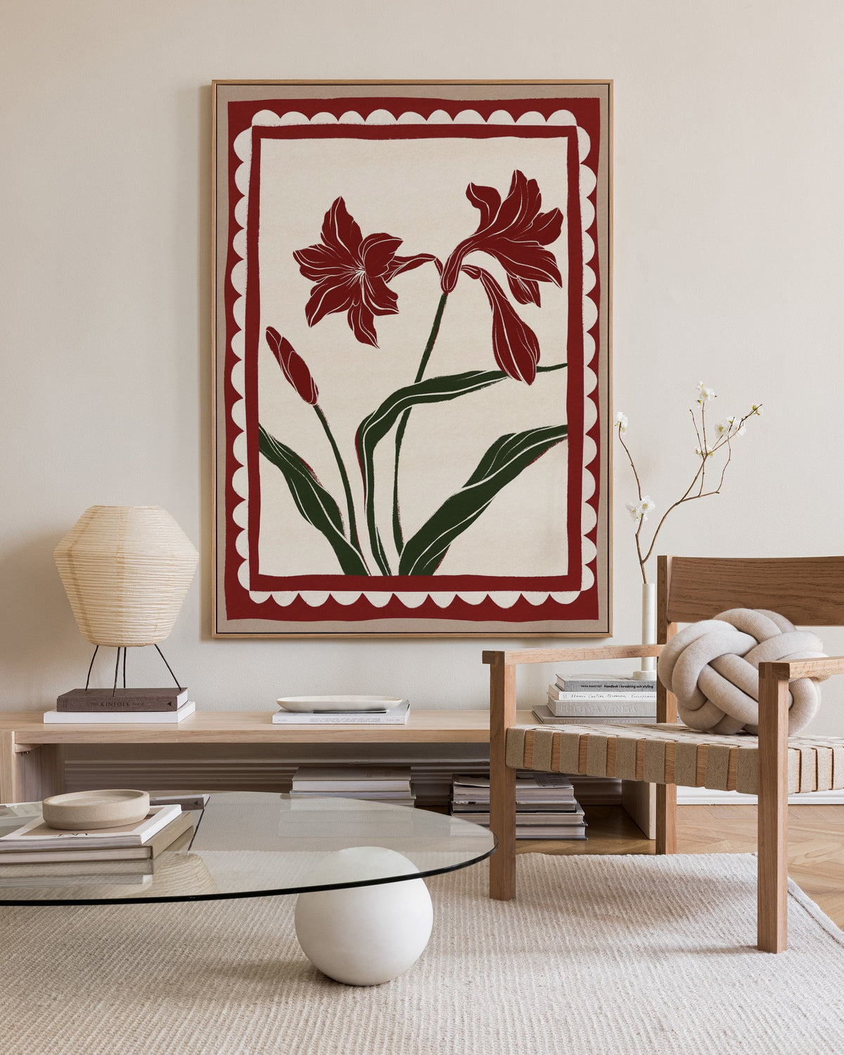 Framed In Bloom Canvas print