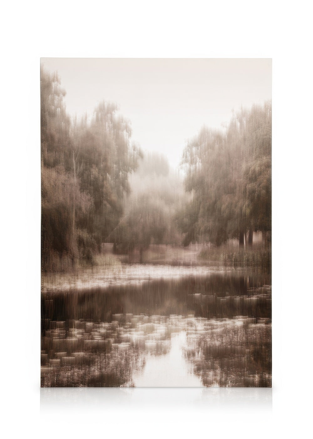 Misty Forest Reflection Canvas print