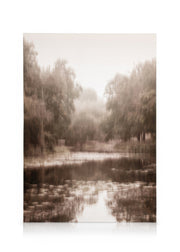 Misty Forest Reflection Canvas print