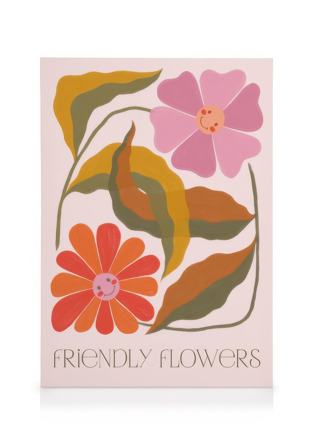 Friendly Flowers Canvas print Canvas print