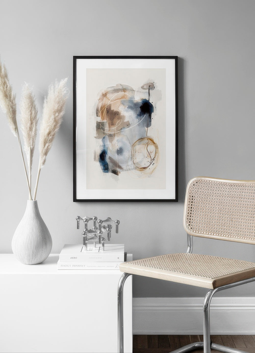 Abstract Watercolor Brushes No1 Print