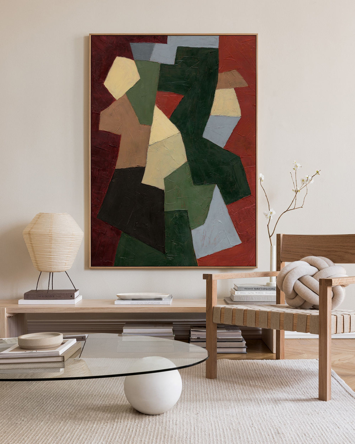 In the Market Canvas print