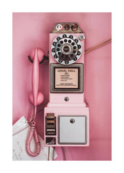 Pink Pay Phone Print