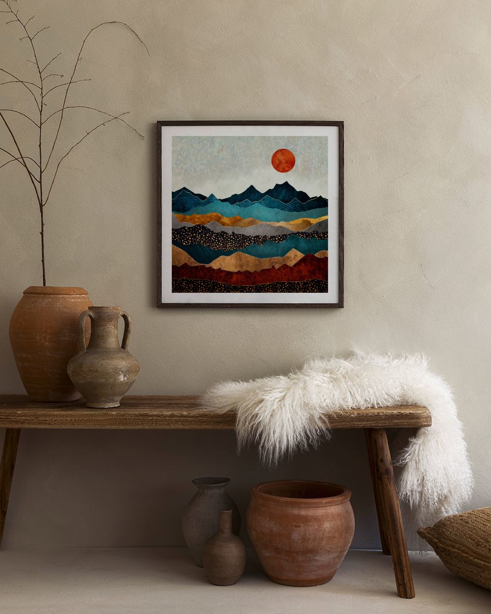 SpaceFrog Designs - Amber Dusk Print