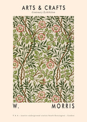 Arts & Crafts Green Print