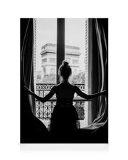 Girl In Window Canvas print
