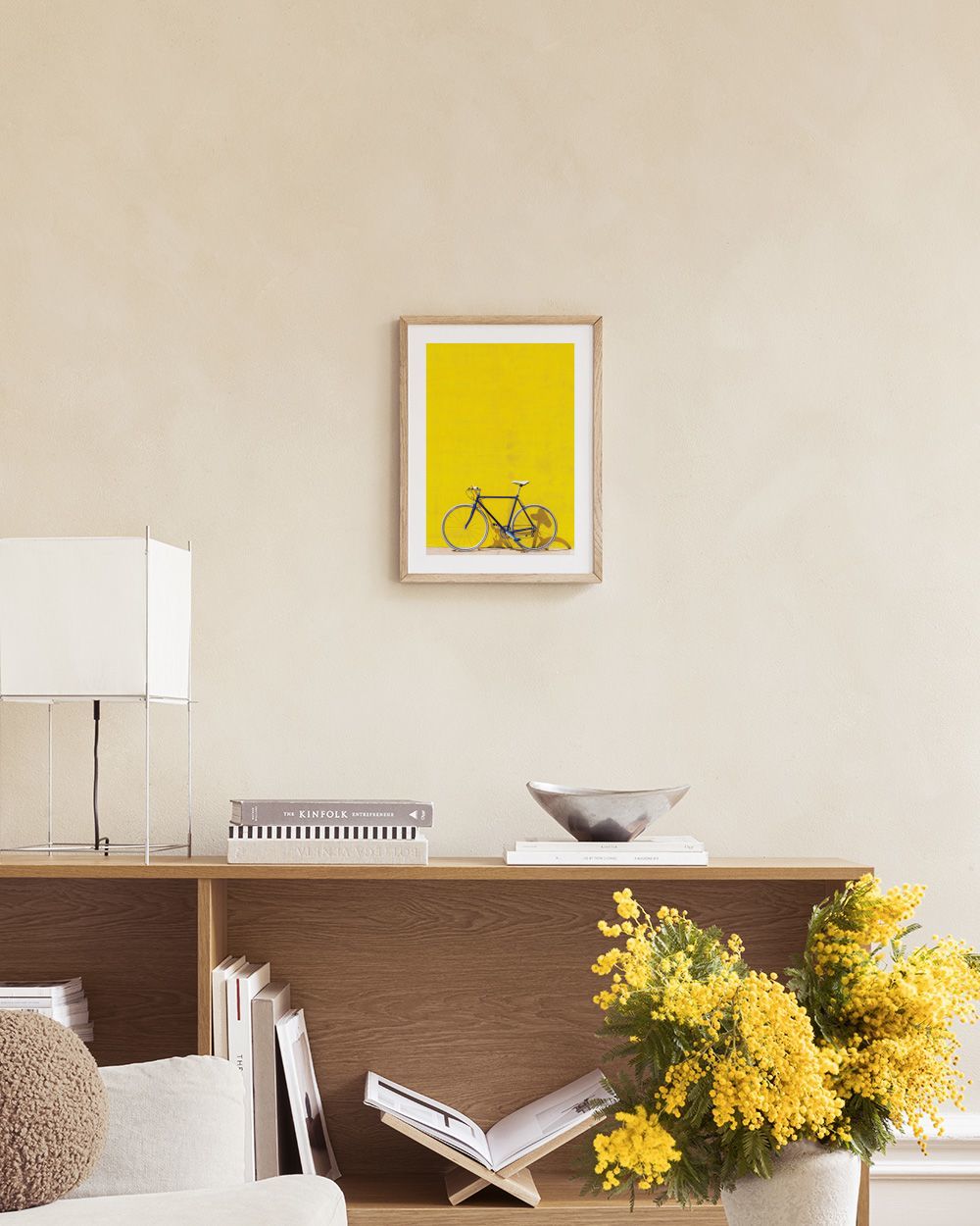 Yellow Bike Print