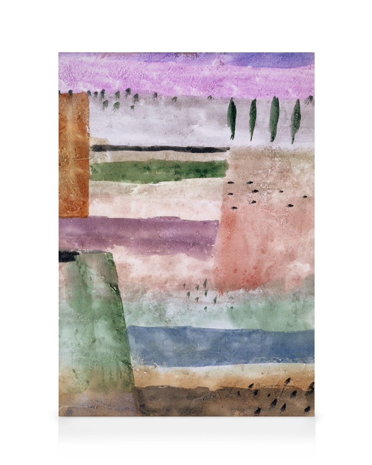 Paul Klee - Landscape with Poplars Canvas print