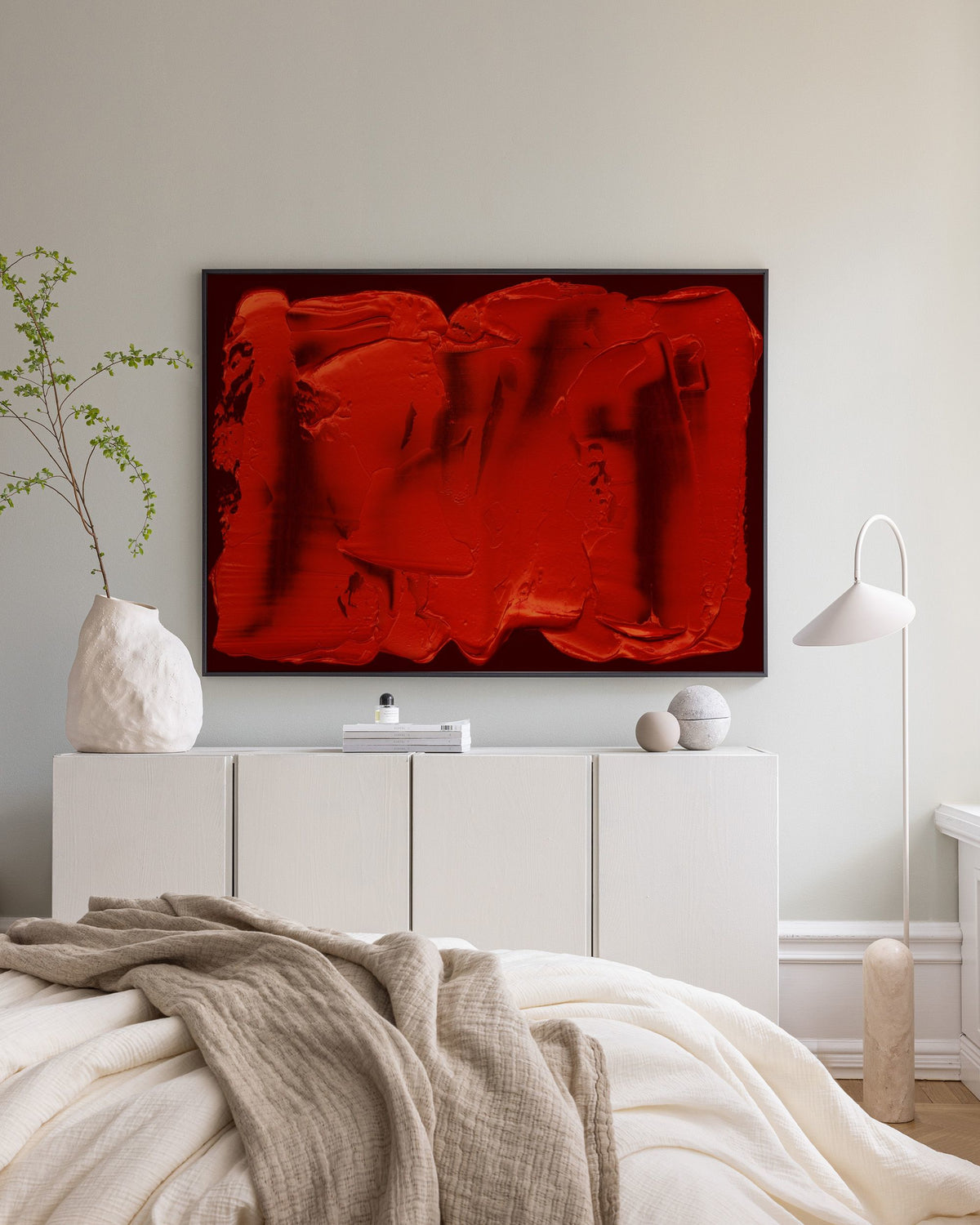 Body of Red Canvas print