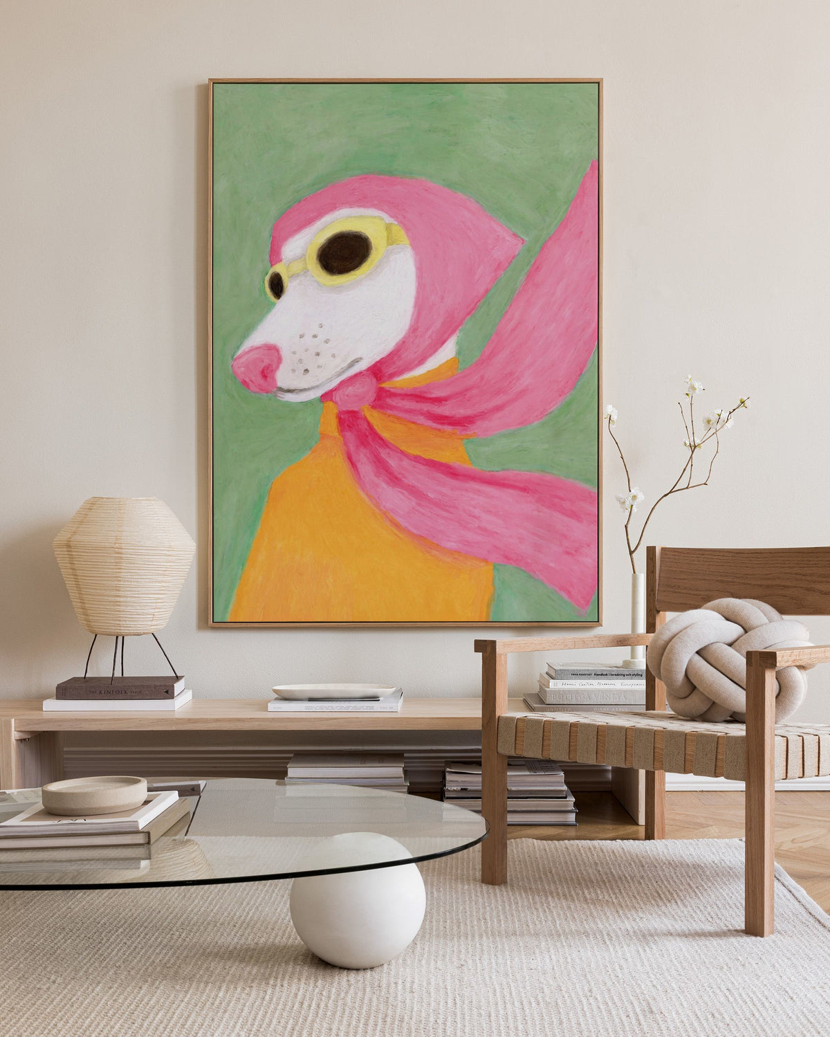Vintage Doggo Canvas print