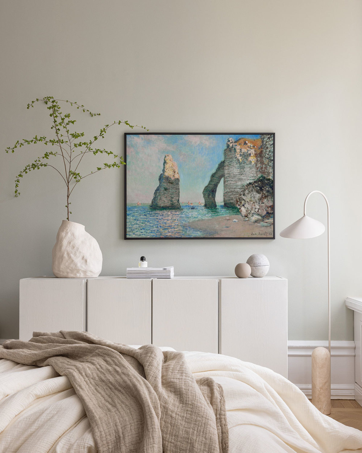 Monet - The Cliffs at Étretat Canvas print