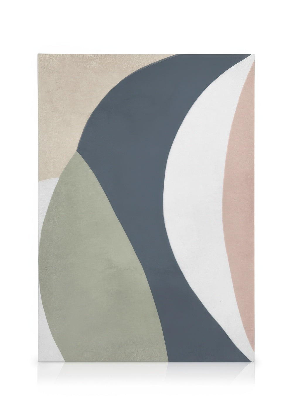 Soft Shapes No2 Canvas print